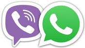 whatsapp&viber